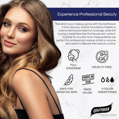 Graftobian HD Glamour Creme Teinte Froid 1 mélange précis des teintes pour contouring