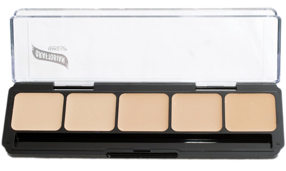 Palette Crèmes Glamour Haute Définition Neutre 2, couverture modulable pour looks professionnels.