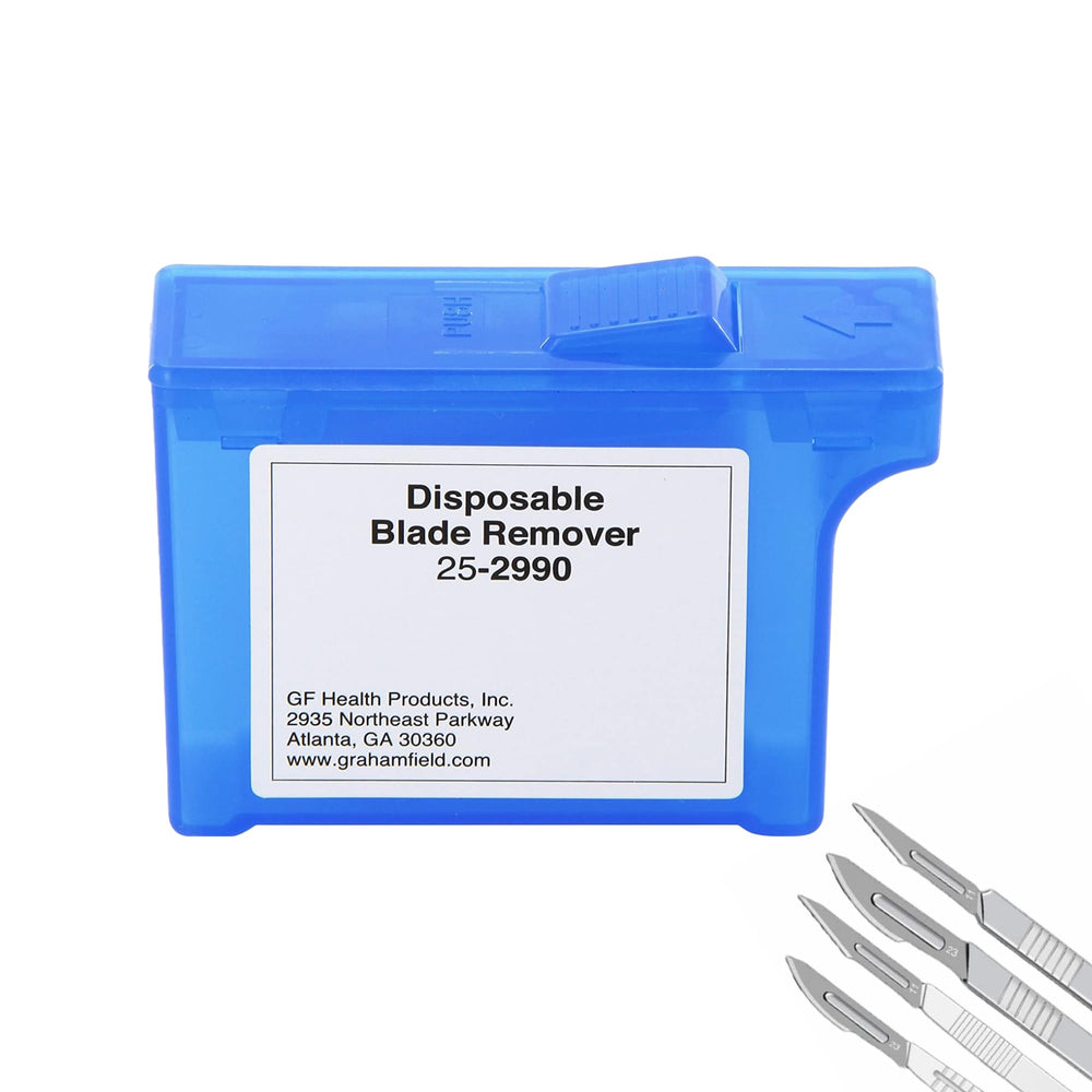 Graham-Field 2990 Remover lames main : élimination sans contact pour sécurité.