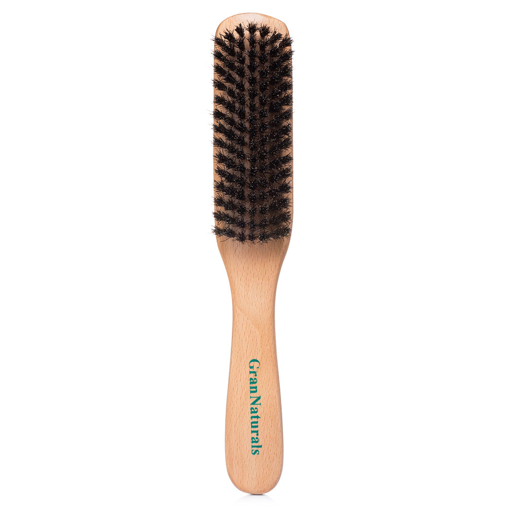 Brosse GranNaturals à poils de sanglier pour lisser et dompter les frisottis.