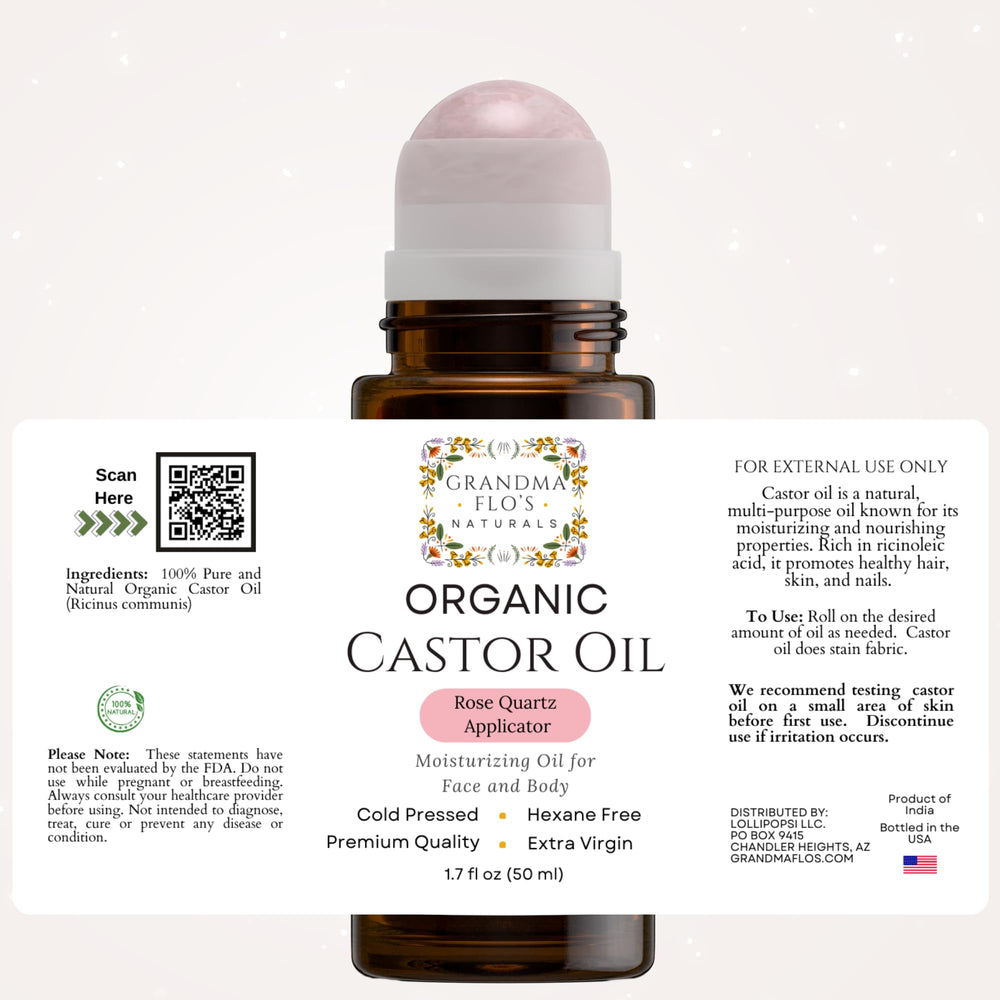 Réduction des poches yeux avec la bille-roulante Grandma Flo's Naturals.