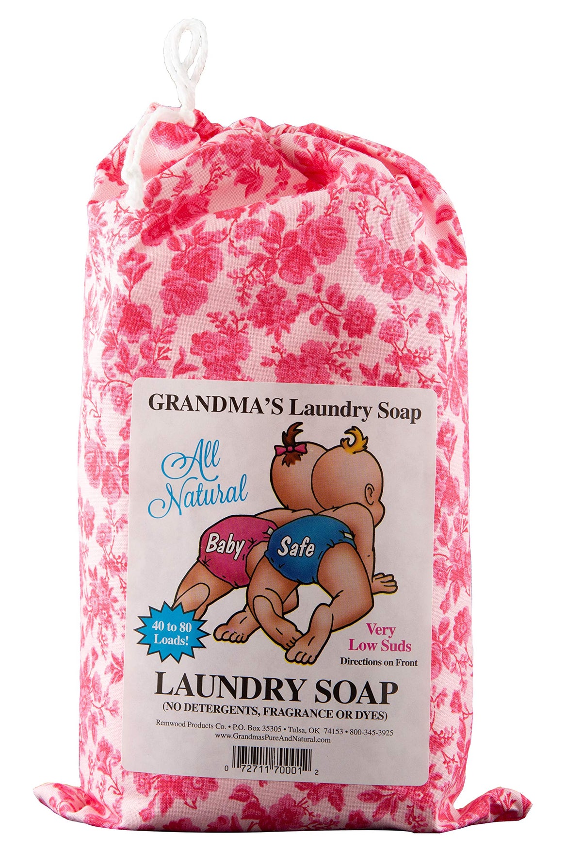 Grandma's Pure & Natural – bouteille de lessive sans détergent, idéale pour peaux sensibles
