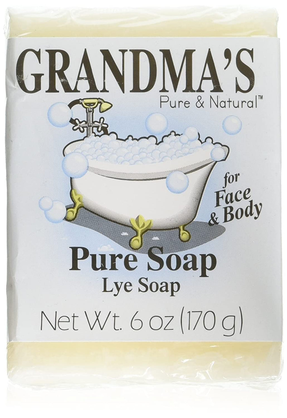 GRANDMA'S PURE & NATURAL Remwood 60018 - barre savonneuse robuste pour le nettoyage quotidien.