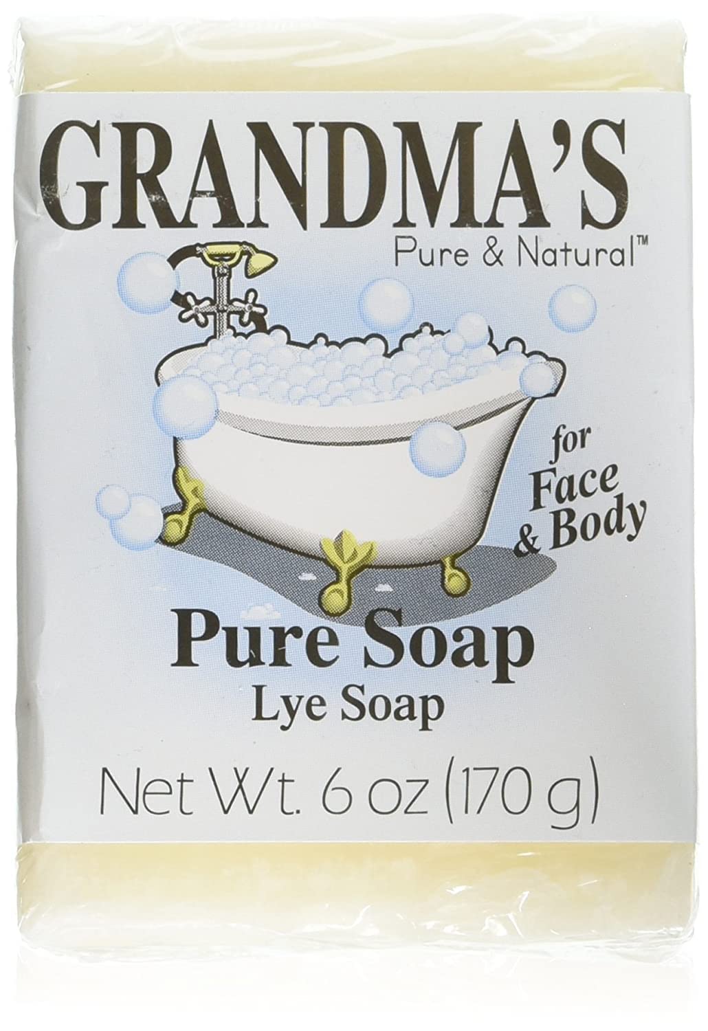 GRANDMA'S PURE & NATURAL Remwood 60018 - présentation simple et naturelle sur le lavabo.
