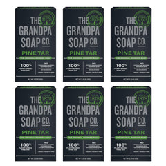 The Grandpa Soap Company Savon goudron-pin emballage prêt à offrir