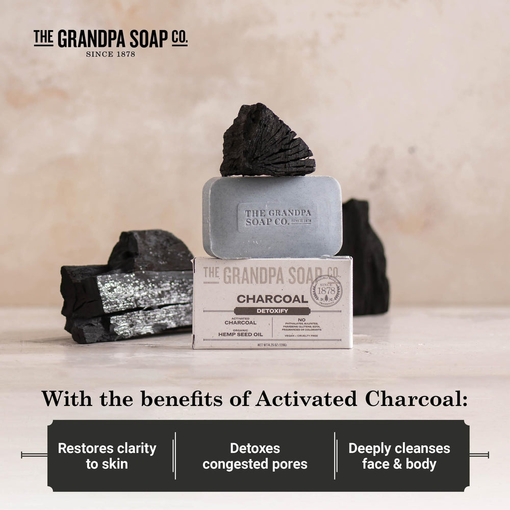 Emballage FSC certifié du Grandpa Soap Company, savon durable et responsable