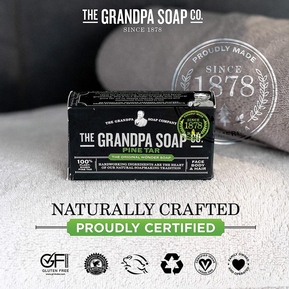 Grandpa's Savon goudron de pin – rasage confort