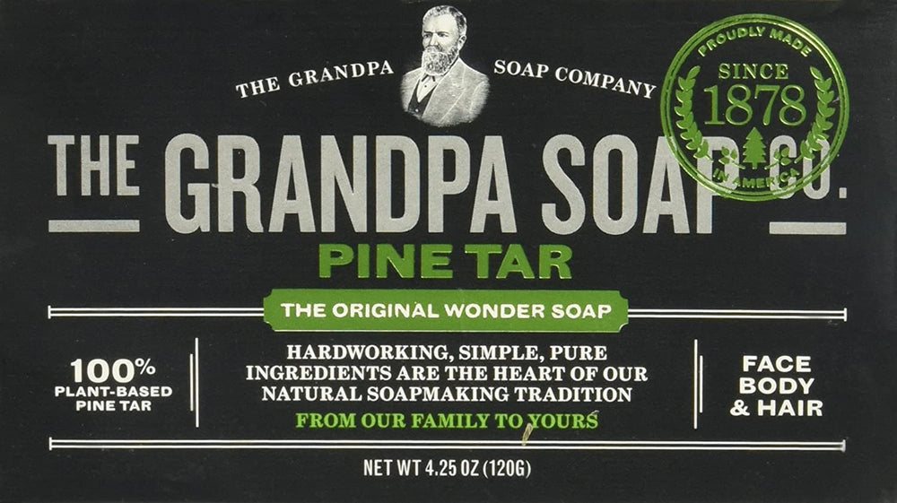 Grandpa's Savon goudron de pin – texture naturelle et parfum discret