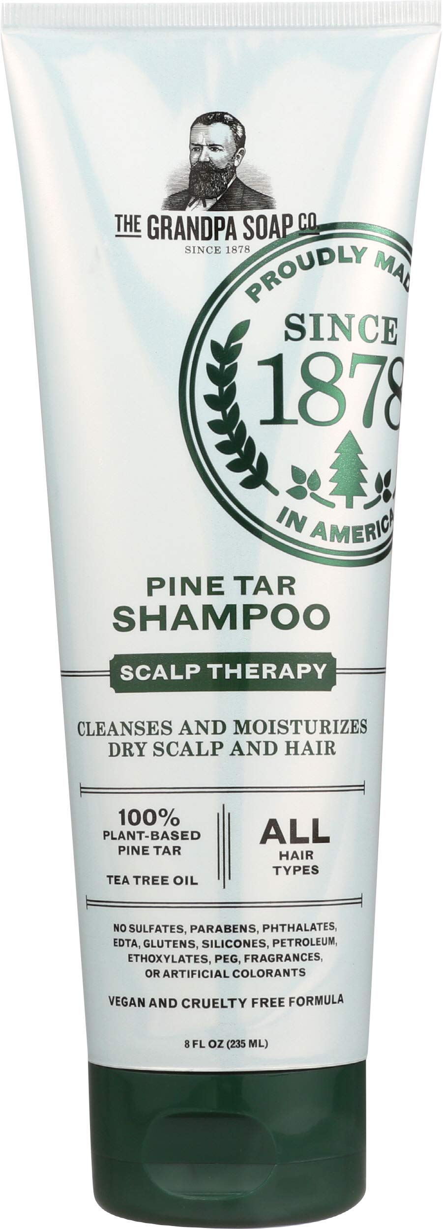 Grandpa's Shampoing poix de pin – bouteille, parfum boisé et usage quotidien