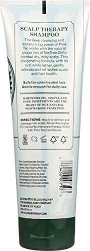 Grandpa's Shampoing poix de pin – mousse épaisse pour une application aisée