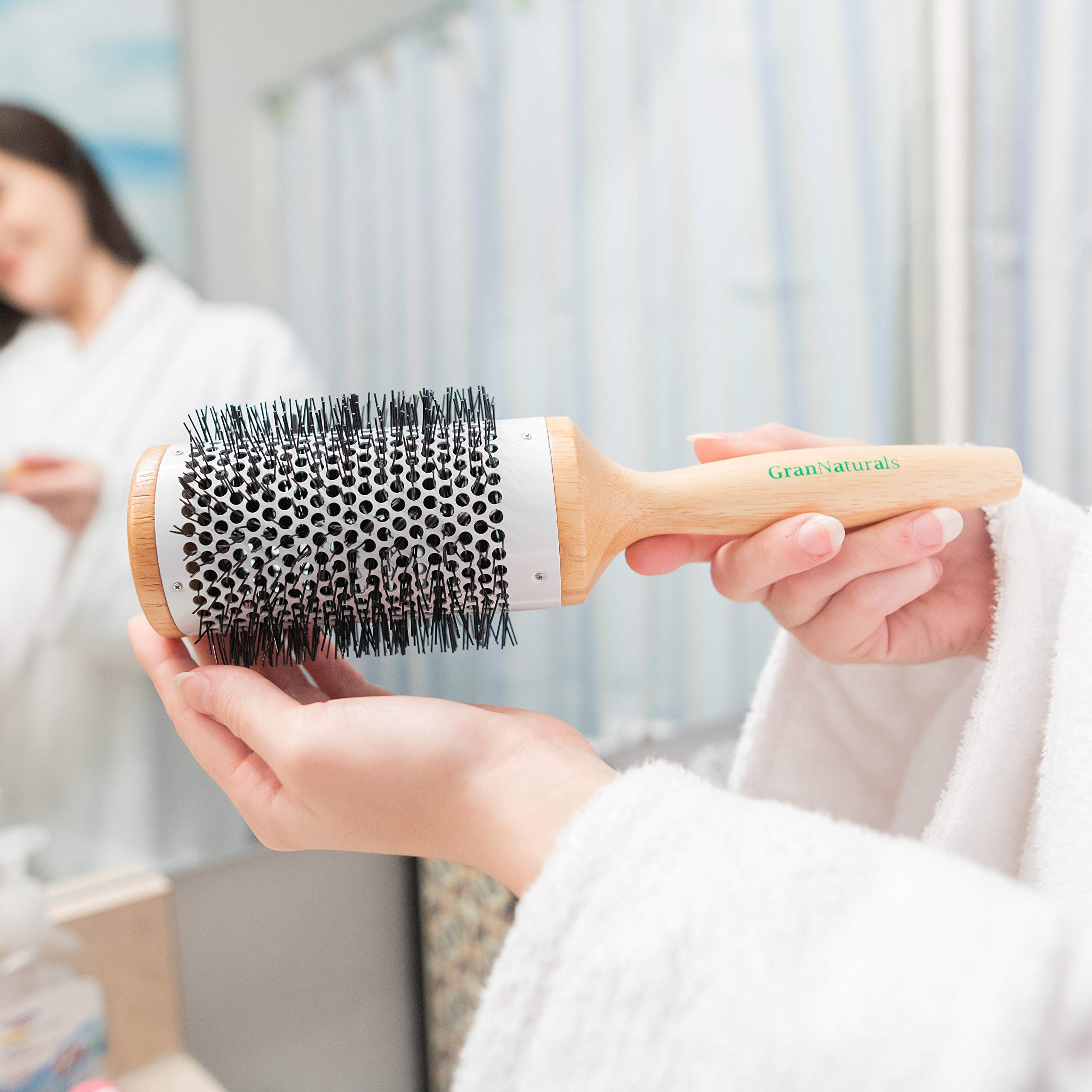 Brosse GranNaturals avec poils nylon pour un coiffage en douceur