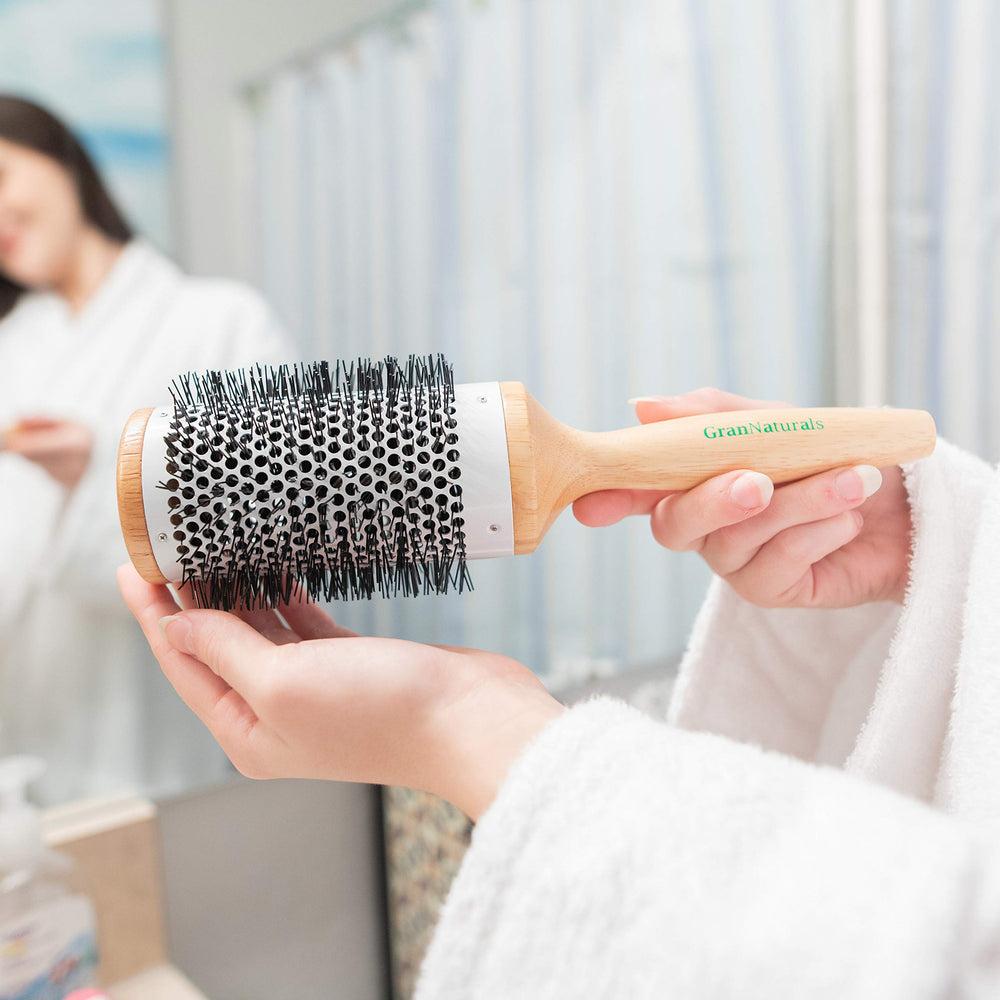 Brosse GranNaturals avec poils nylon pour un coiffage en douceur