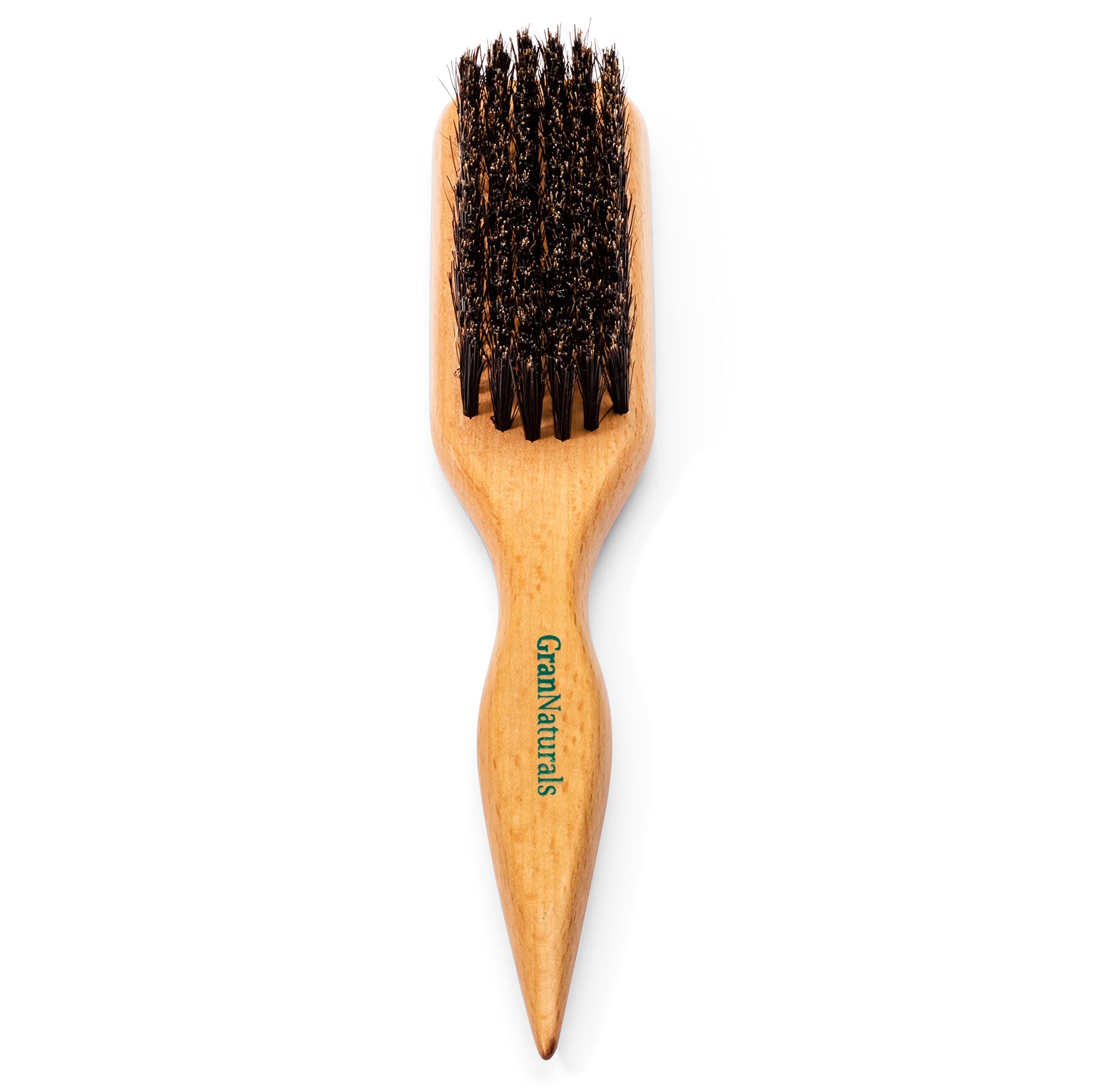 GranNaturals brosse à poils de sanglier pour lissage arrière fluide.