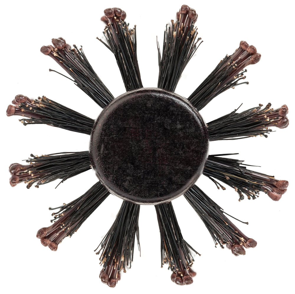 GranNaturals brosse ronde 1,75 poils sanglier et nylon facilite le séchage et le brushing.