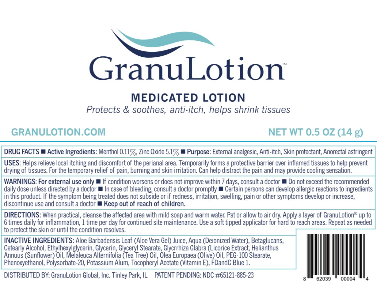 GranuLotion offre texture légère qui s etale rapidement, sensation discrète.