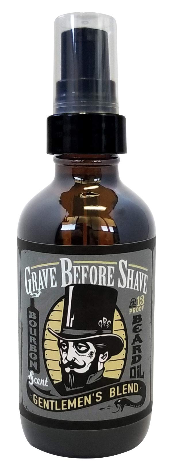 Grave Before Shave: bouteille huile barbe, douceur et brillance.