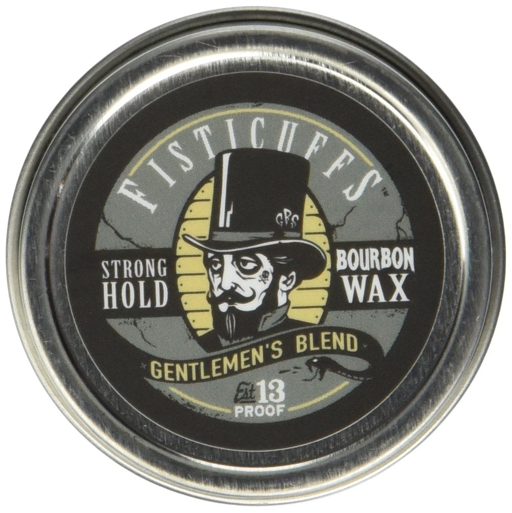 Grave Before Shave Fisticuffs, cire moustache en étui 28 g pour fixation durable.