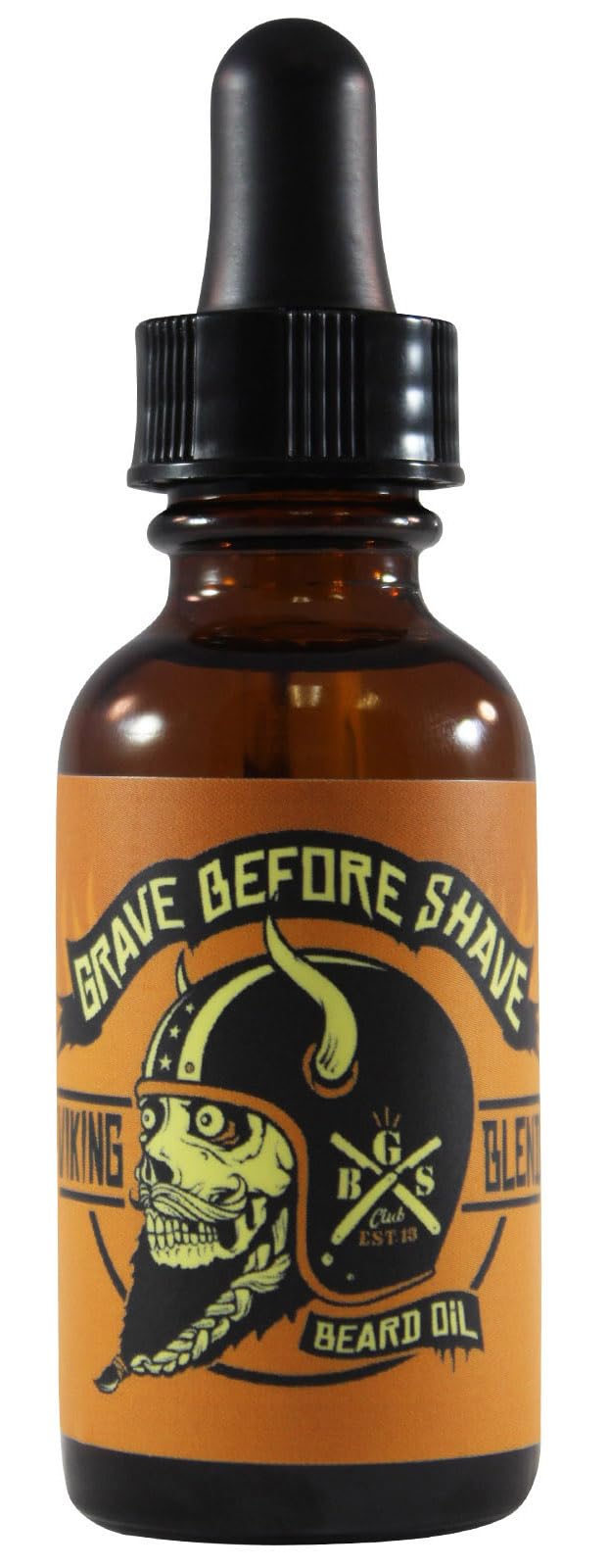 Grave Before Shave Viking Beard Oil: bouteille dropper nourrissant la barbe