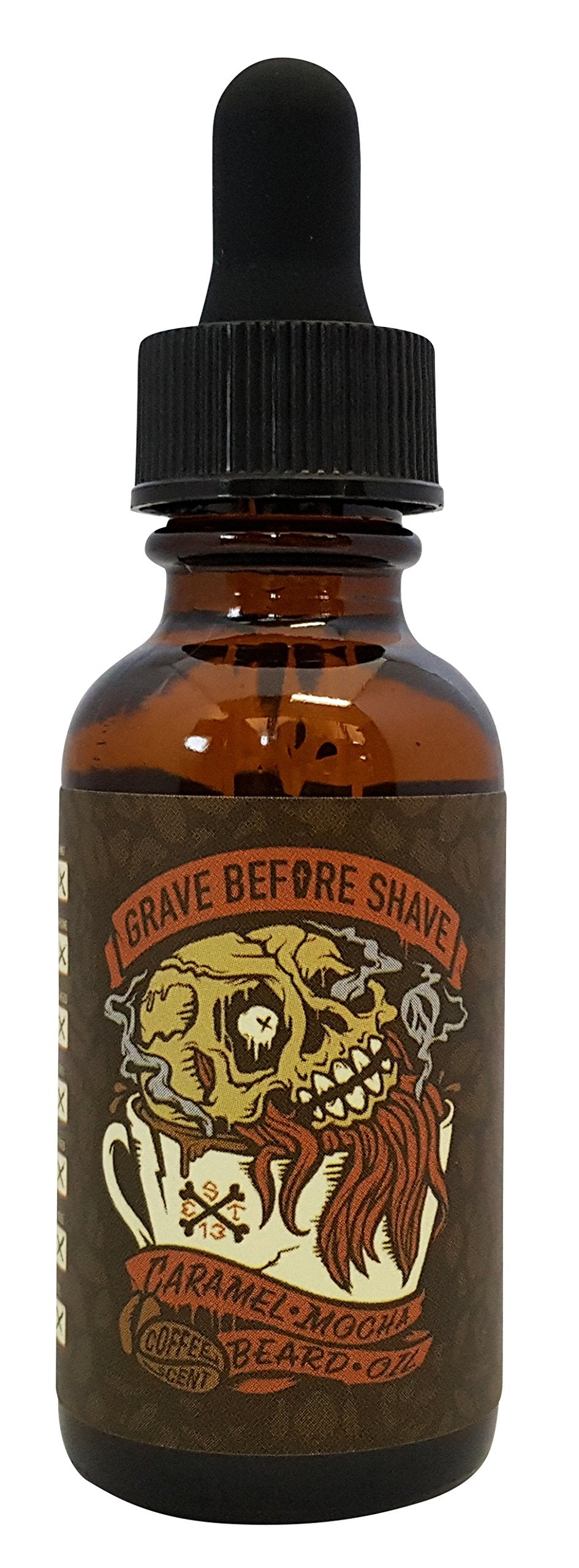 Grave Before Shave parfum caramel café pour une senteur rassurante.