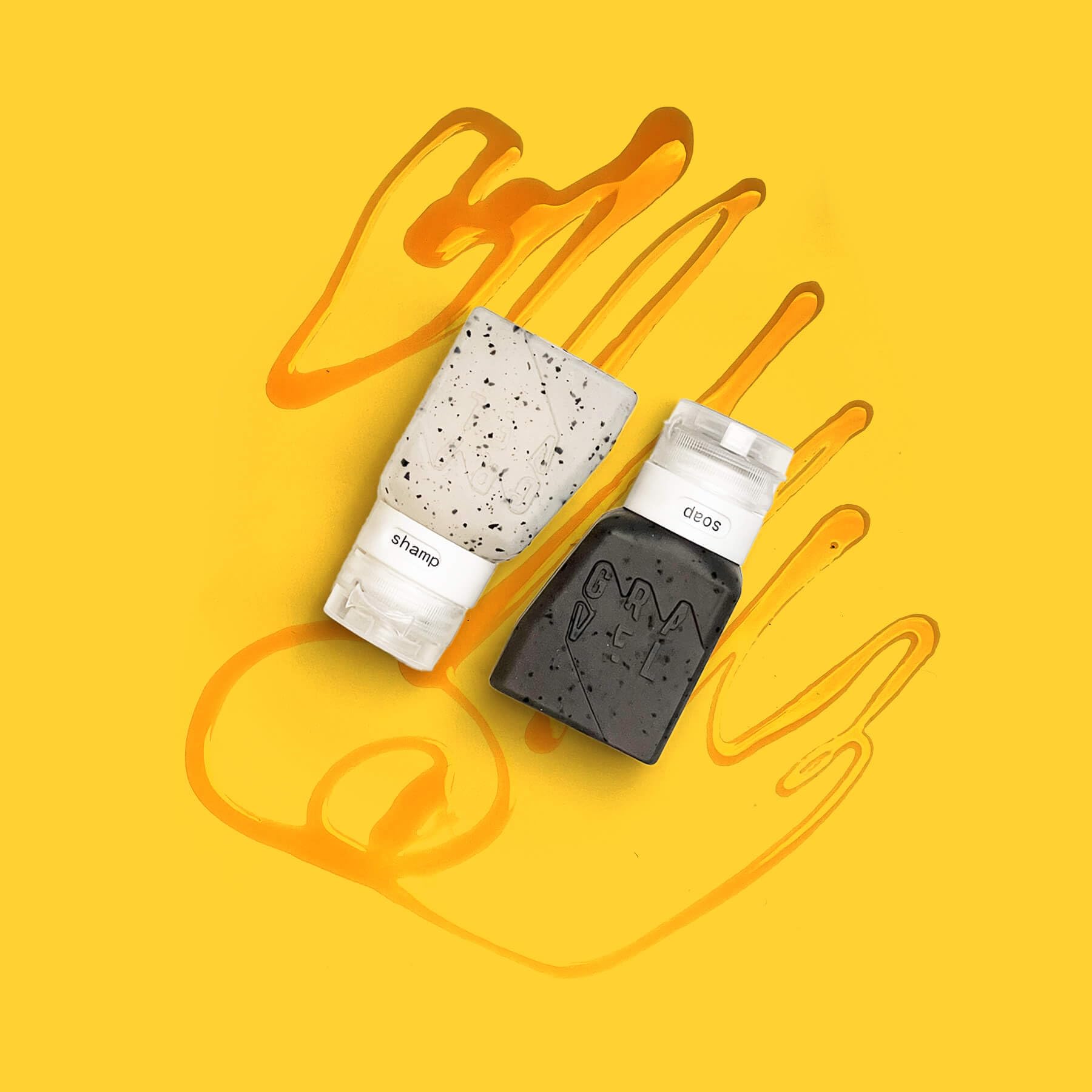Caps anti-fuite Gravel, bouchons sécurisés pour voyages sans déversements.