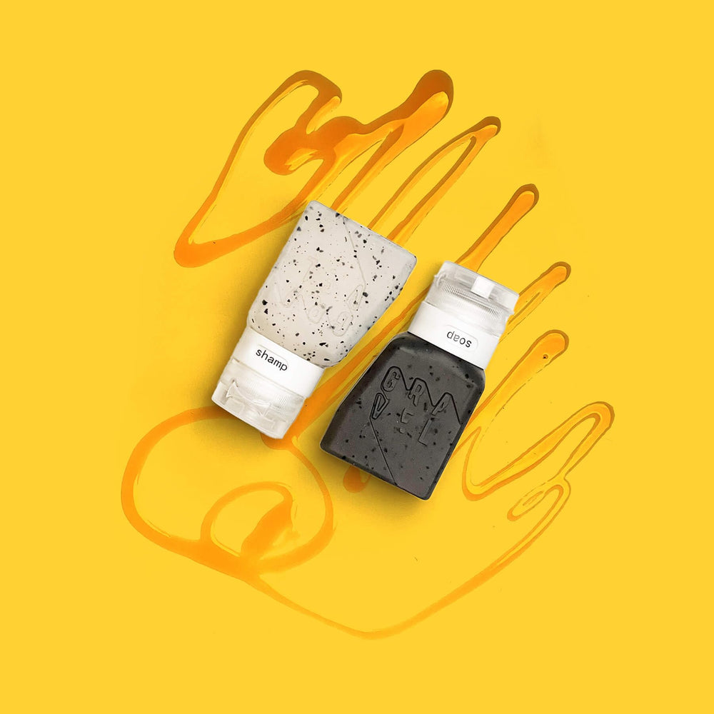 Caps anti-fuite Gravel, bouchons sécurisés pour voyages sans déversements.