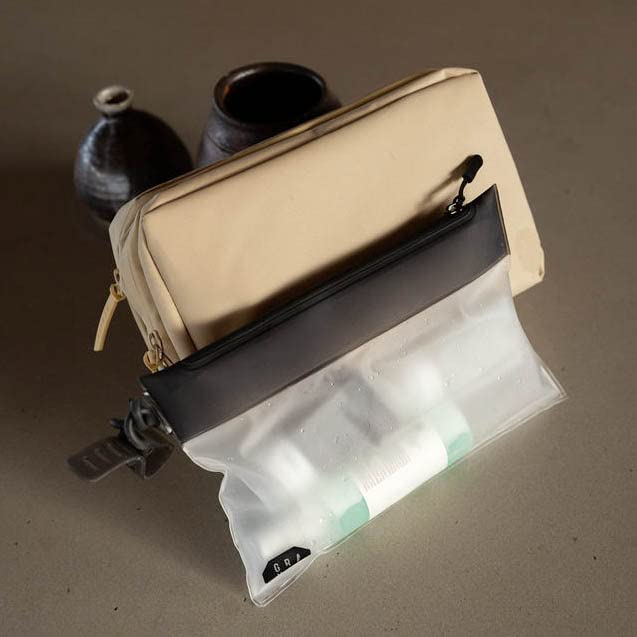 Gravel The Pouch, transport compact dans une valise cabine