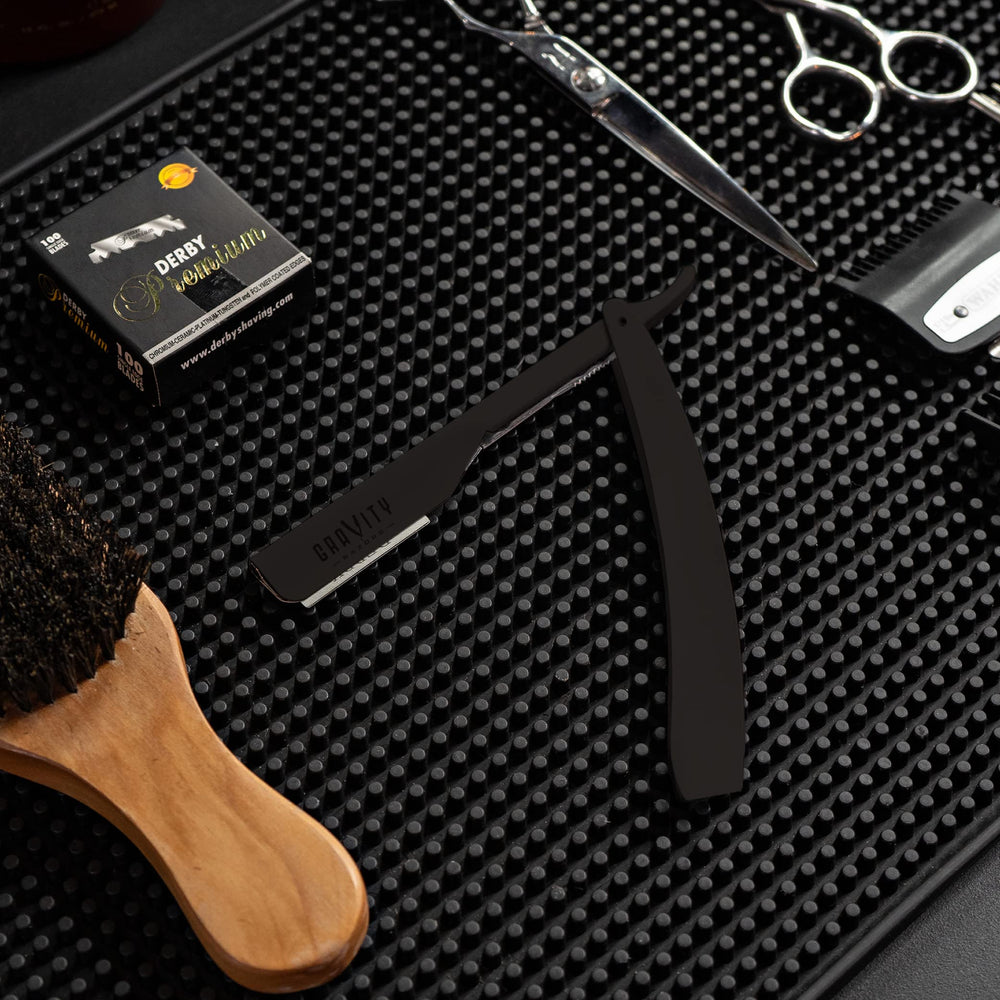 GRAVITY RAZORS produit professionnel pour un rasage confortable à domicile.