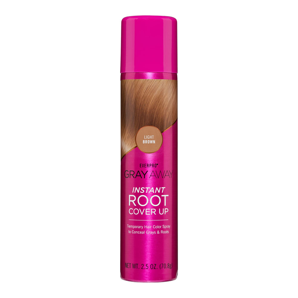GRAY AWAY EVERPRO – couverture des racines brun clair pour un rendu naturel et rapide.