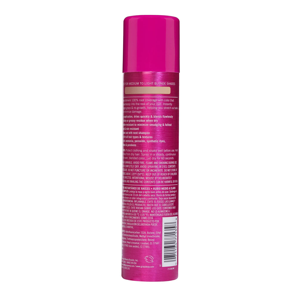 GRAY AWAY adapte la teinte Blond moyen clair pour un effet discret.