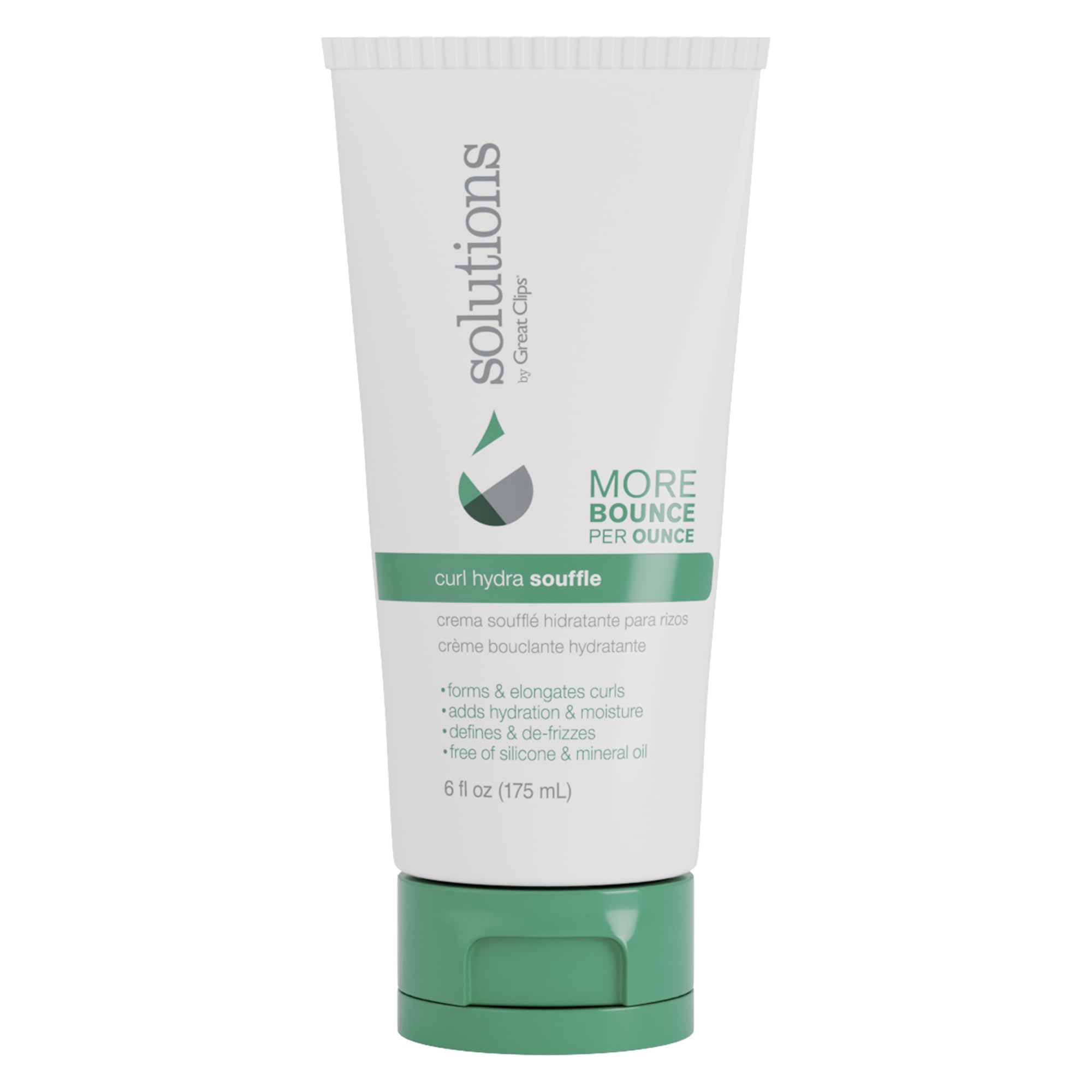 GREAT CLIPS Curl Hydra Souffle, bouteille: hydratation légère pour boucles définies.