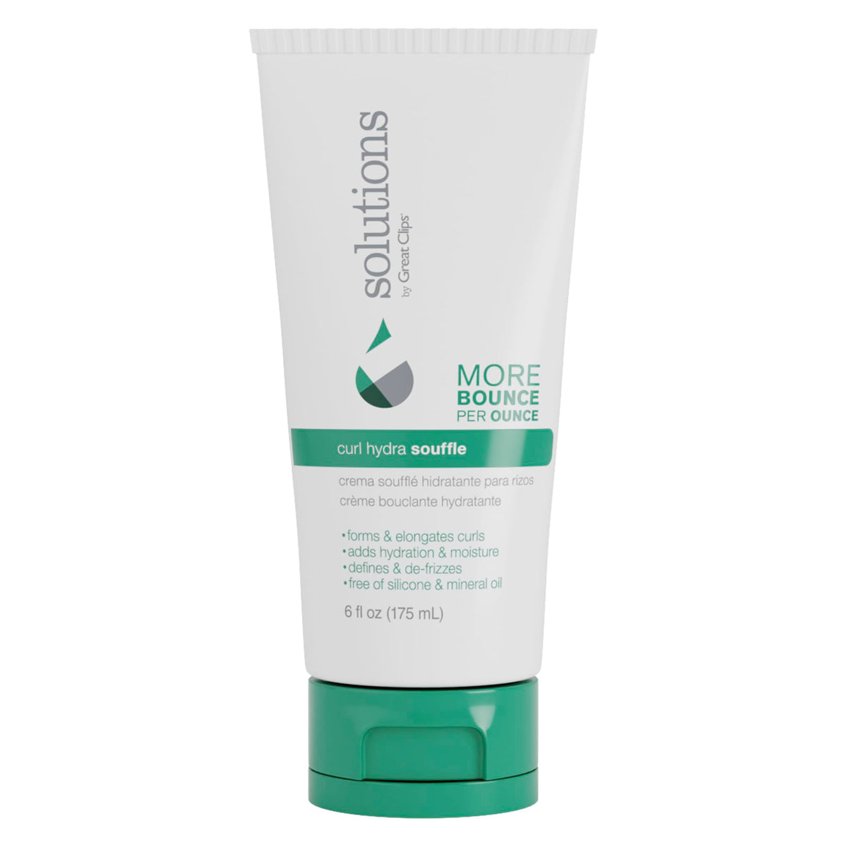 GREAT CLIPS Curl Hydra Souffle, bouteille: hydratation légère pour boucles définies.