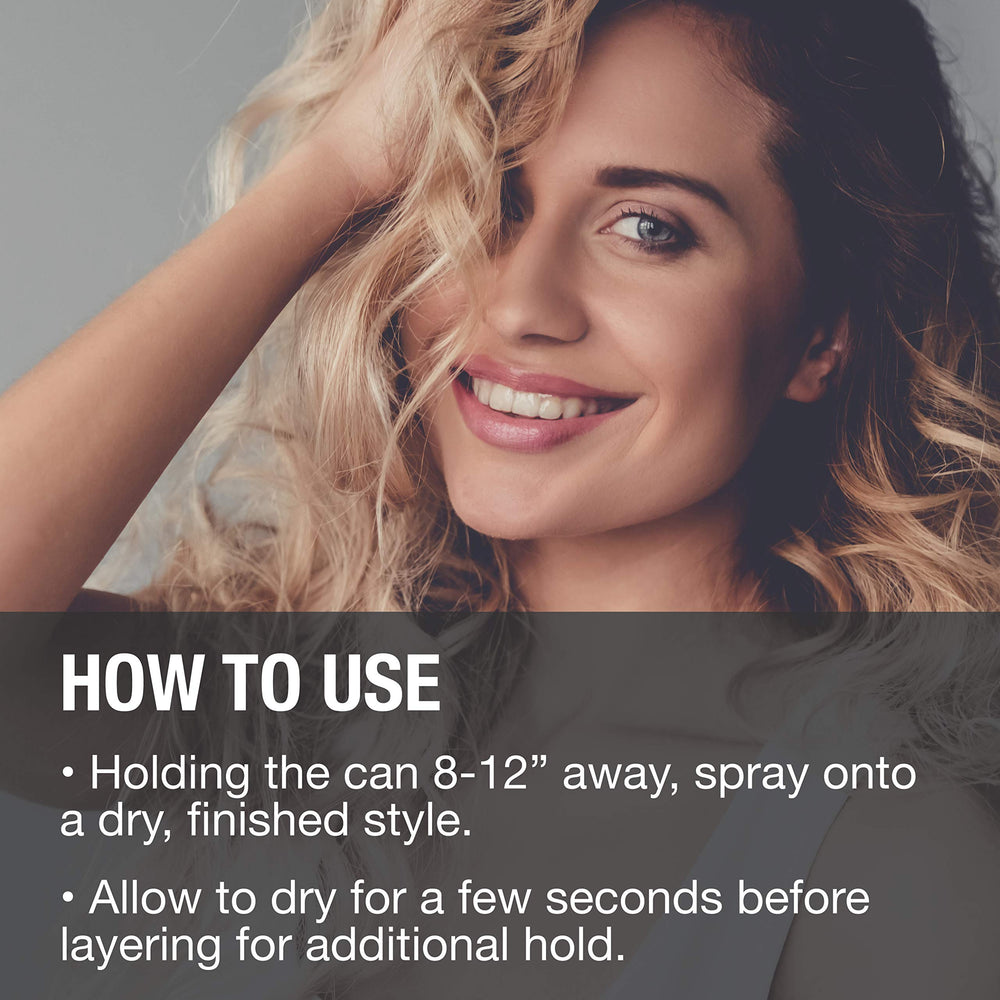 GREAT CLIPS Solutions Buildable Hairspray – protection contre l'humidité pour cheveux sans frisottis.