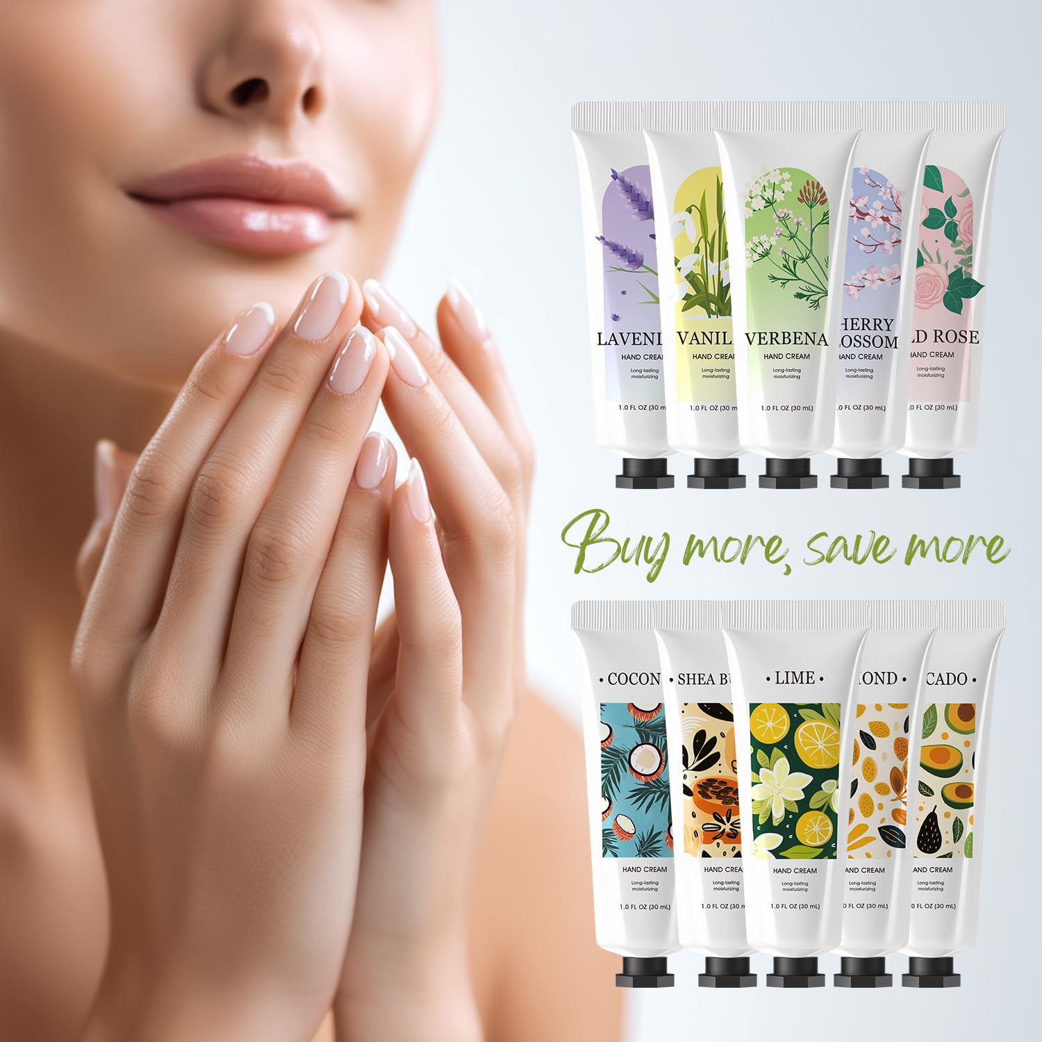 Coffret cadeaux Green Canyon Spa, crèmes mains mini faciles à partager.