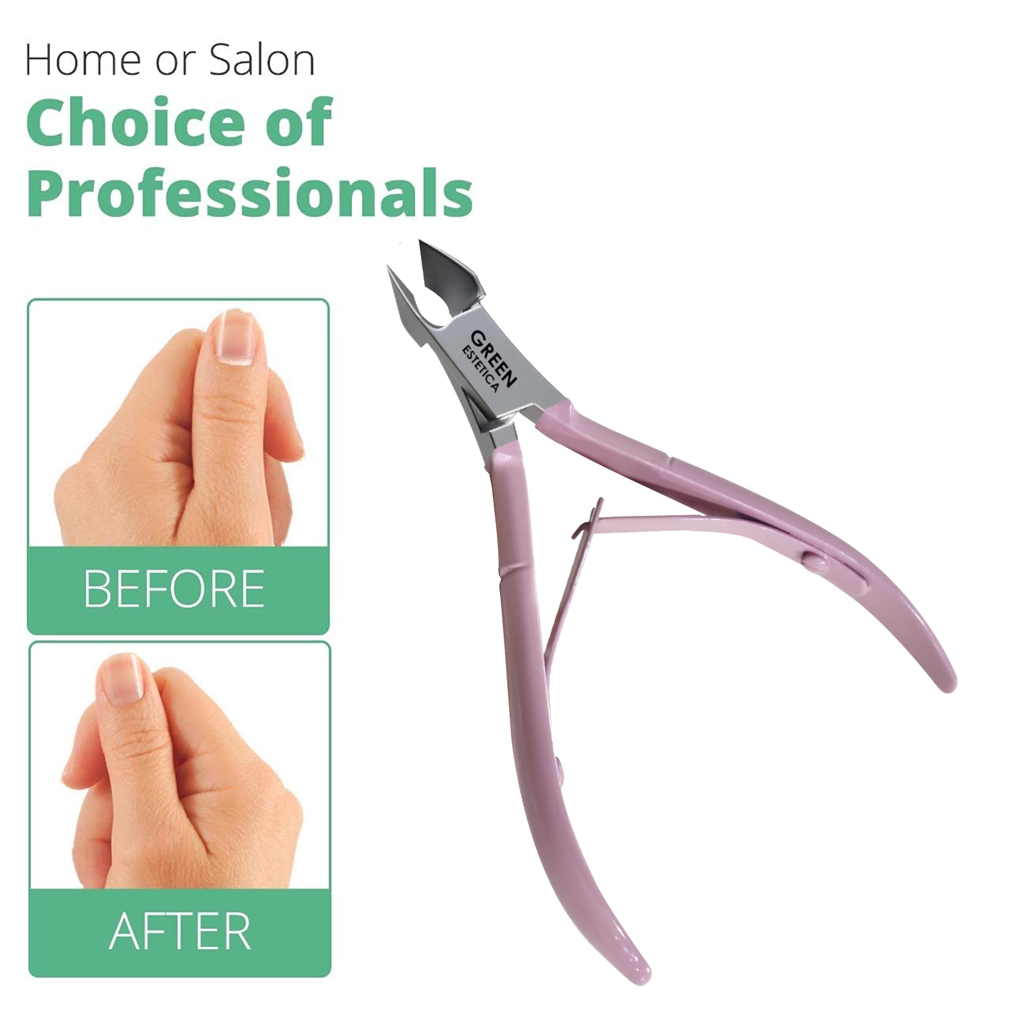Outil Green Estetica, ressort double pour une utilisation confortable et contrôlée.