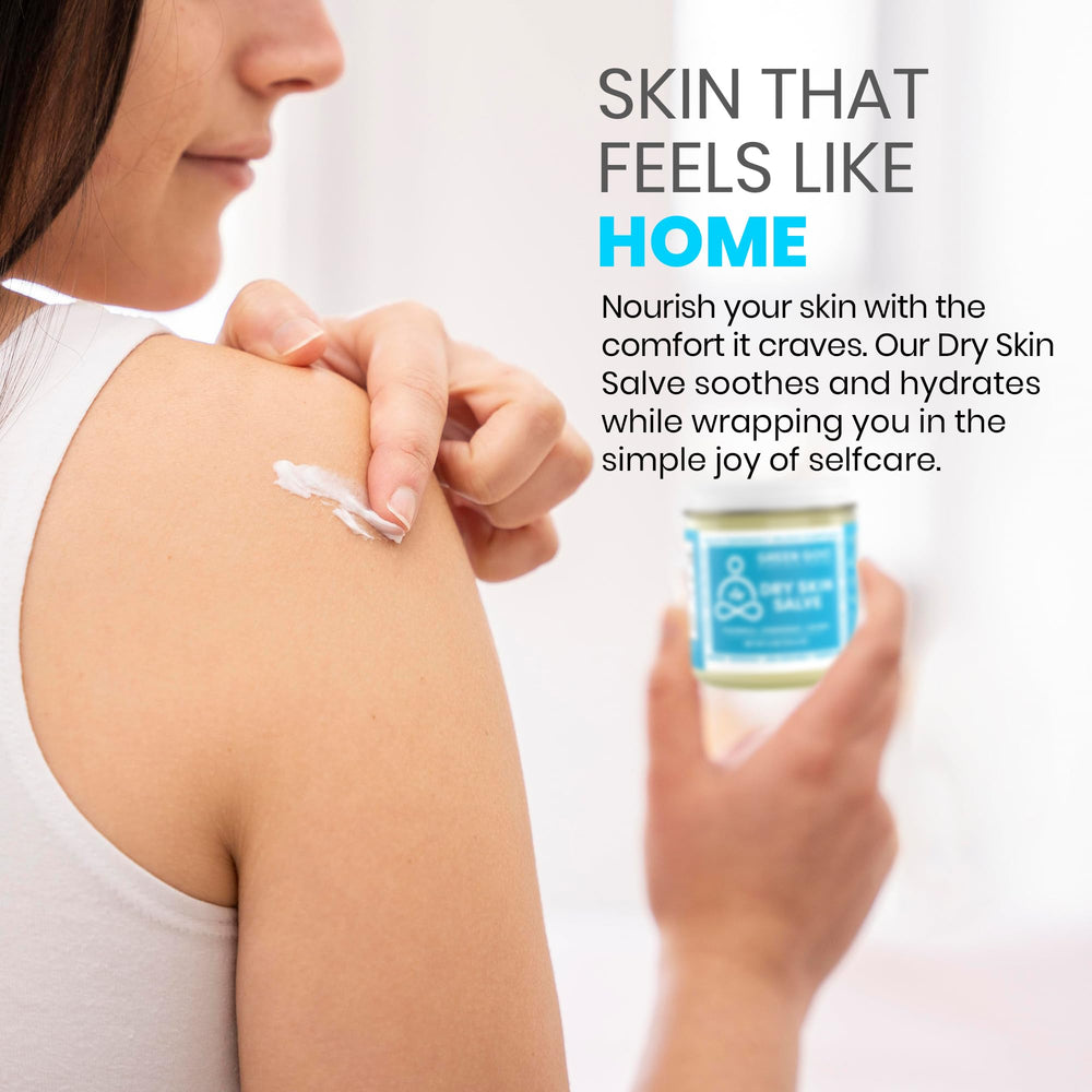 Green Goo Dry Skin Salve – routine quotidienne pour zones sèches et irritées.