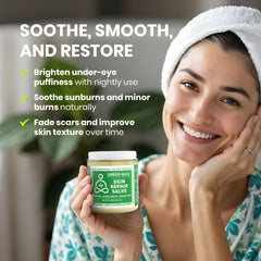 Green Goo Skin Repair Salve, texture riche, soin visage et corps.