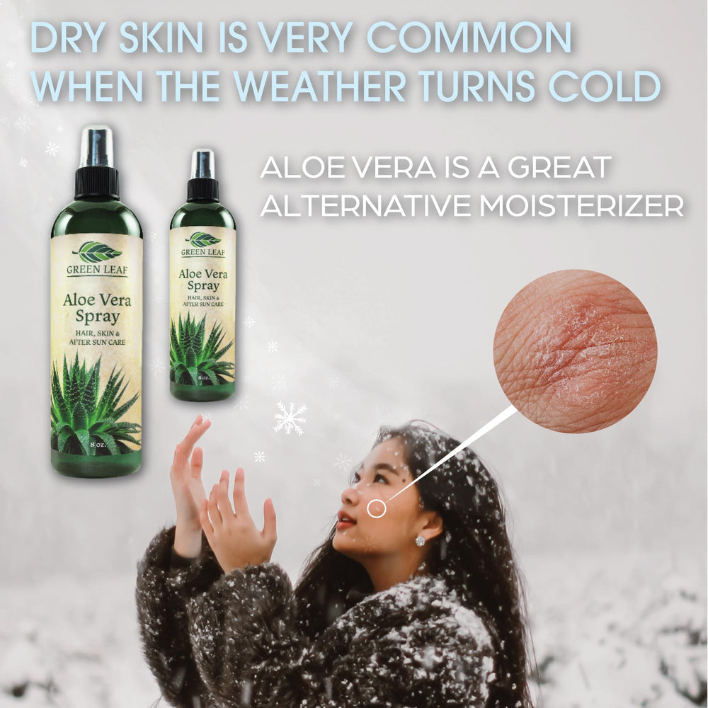 Green Leaf Naturals Aloe Vera Spray – après-soleil, soulagement et hydratation.