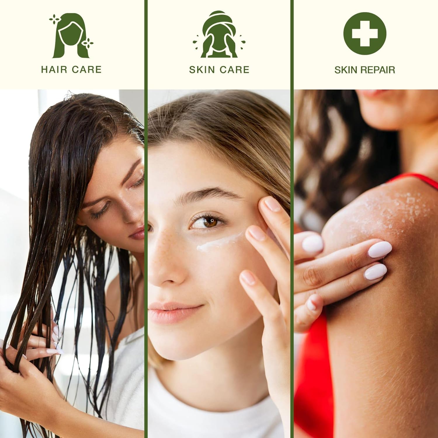 Green Leaf Naturals Aloe gel provides skin hydration and glow
