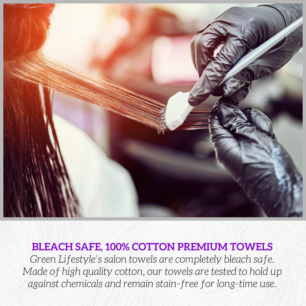 GREEN LIFESTYLE: coton 100% doux des serviettes noires, confort et absorption.