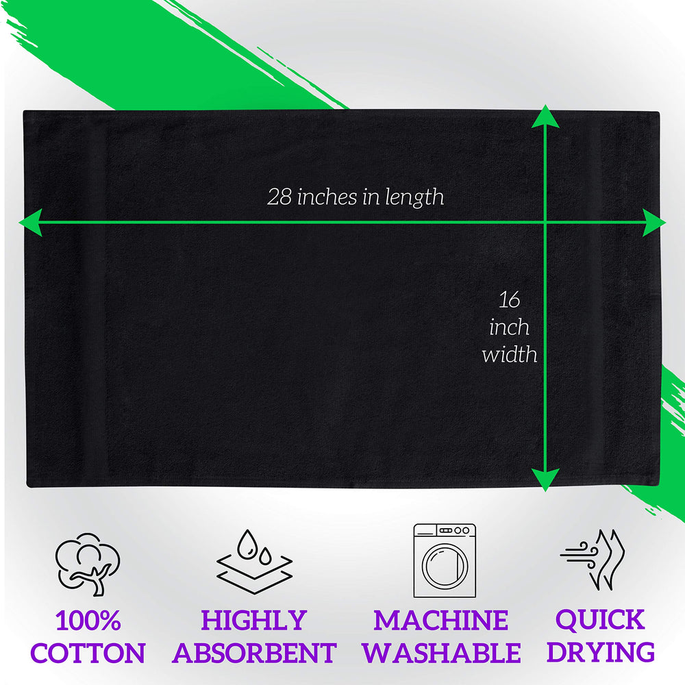 GREEN LIFESTYLE: serviettes noires durables après de multiples lavages et expositions chimiques.