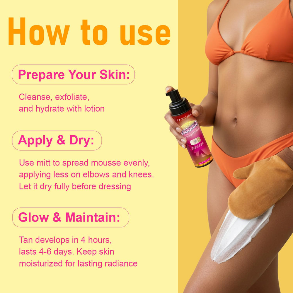 Green Luxe eclat-moyen: teint doré naturel qui dure une semaine.