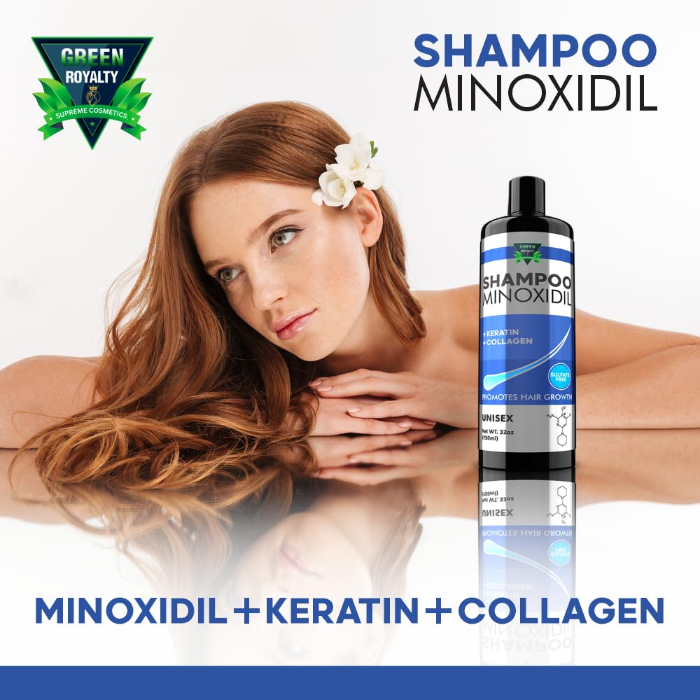 GREEN ROYALTY Shampoing unisexe – adapté à tous types de cheveux et coiffures.