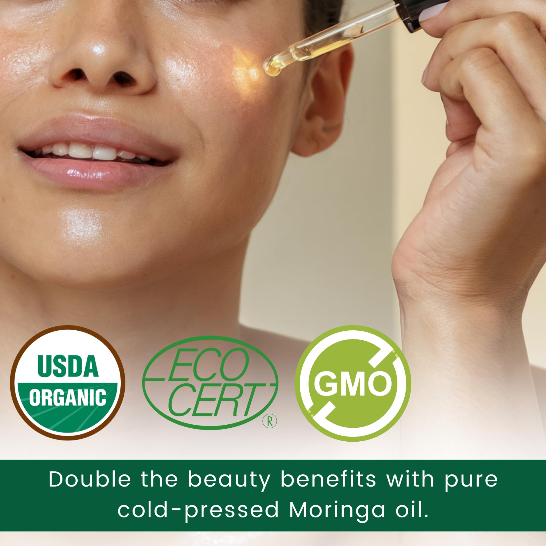 Soin irritations peau avec huile moringa Green Virgin Products