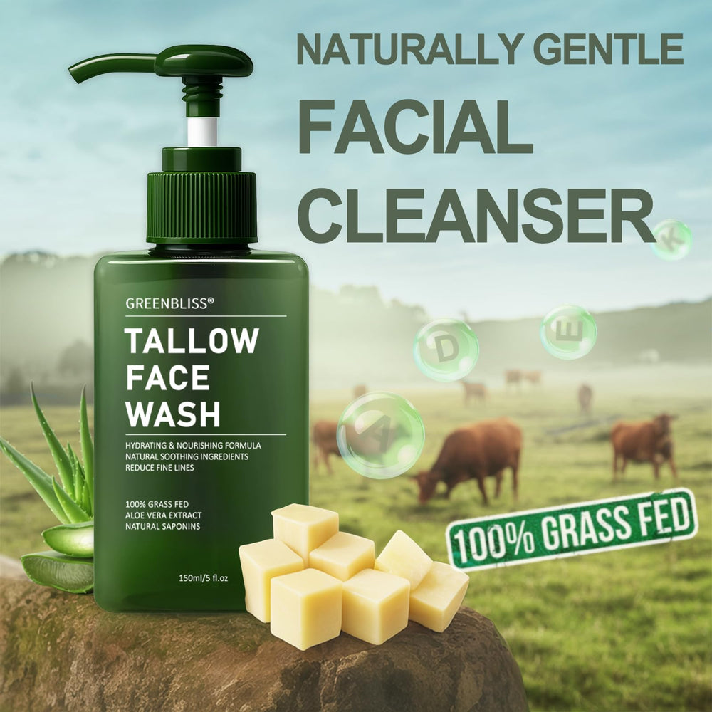 GreenBliss texture crème douce pour peau sensible après lavage