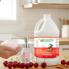 GreenFist mousse-main hydratante avec huiles végétales pour une peau confortable