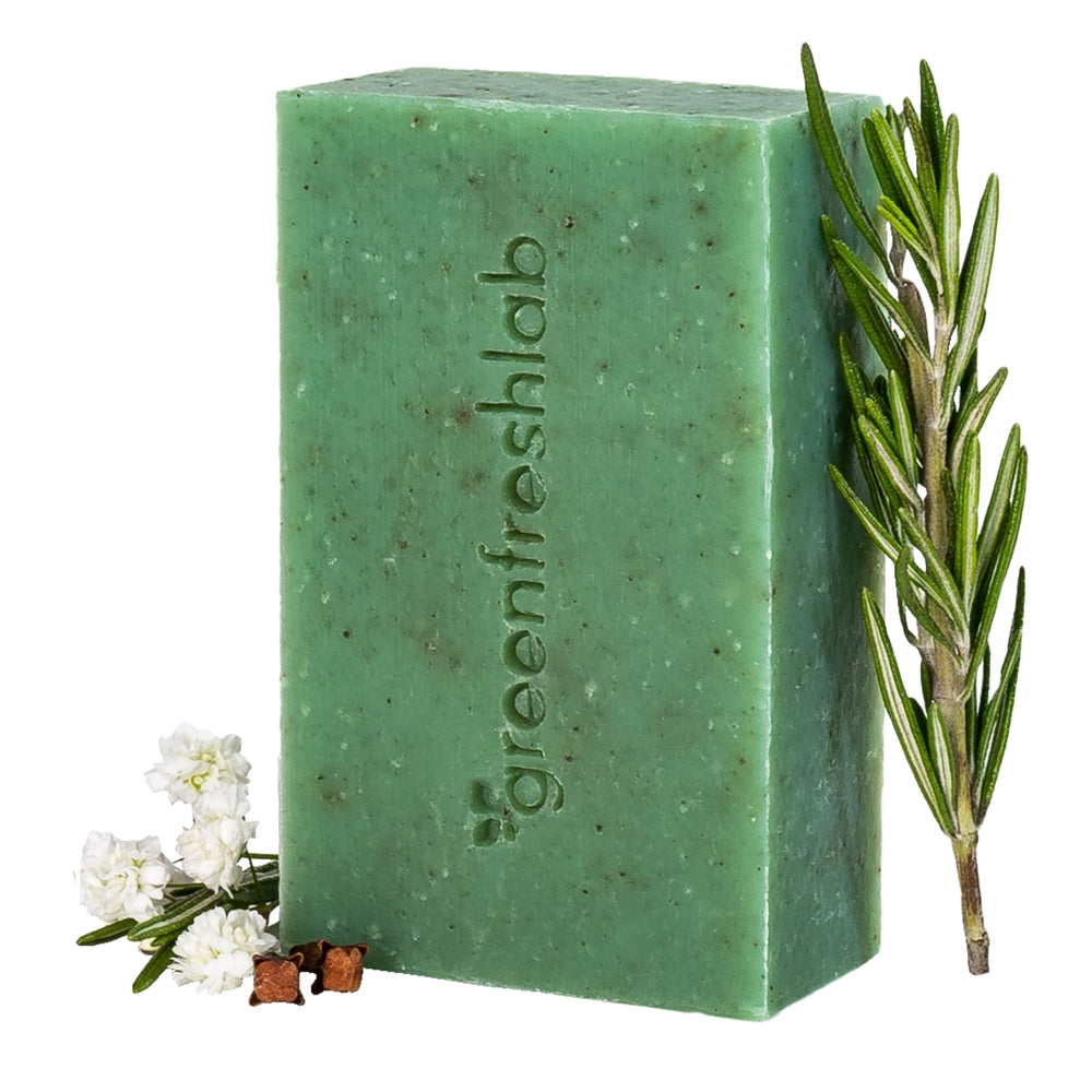 Greenfreshlab Savon thym romarin – soin nourrissant pour peau sensible et hydratée.