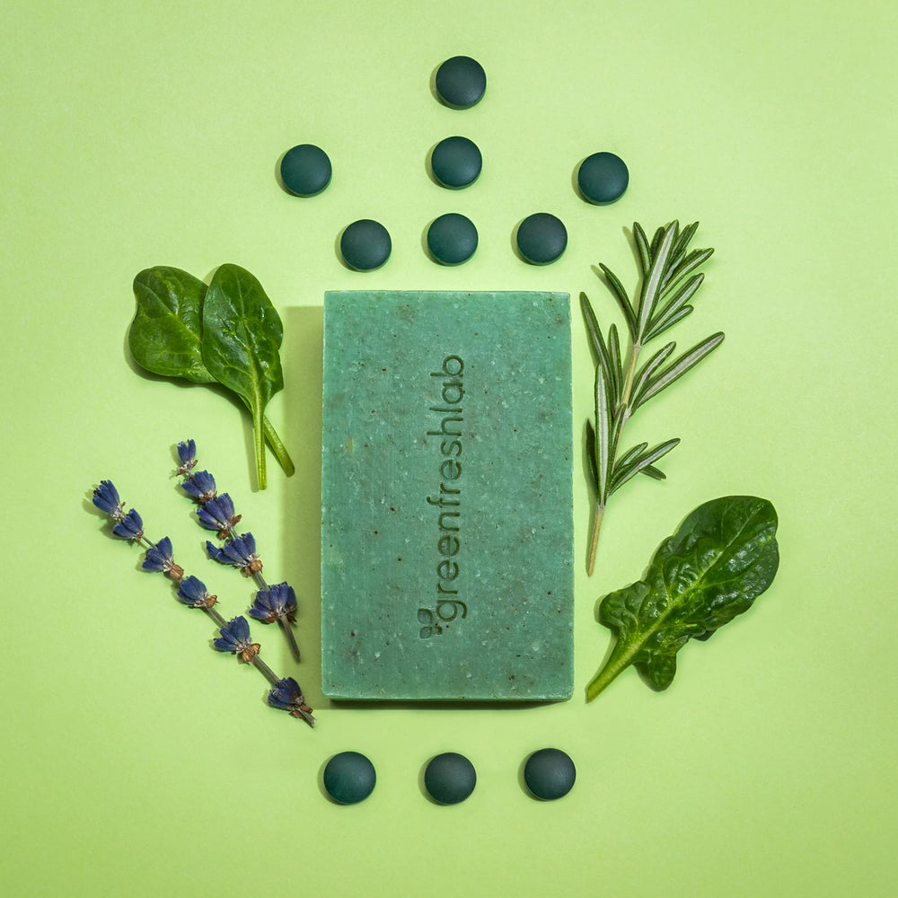 Greenfreshlab Savon thym romarin – formulation naturelle et éthique pour peaux sensibles.