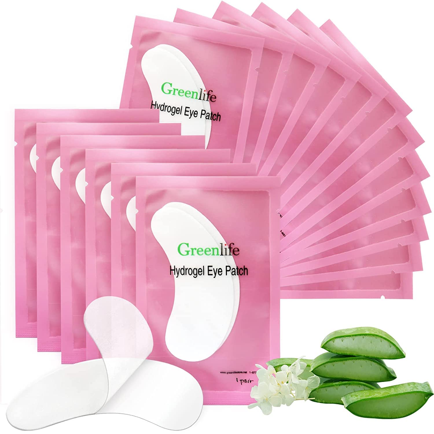 GreenLife coussinets hydrogel sous les yeux apaisants et hydratants