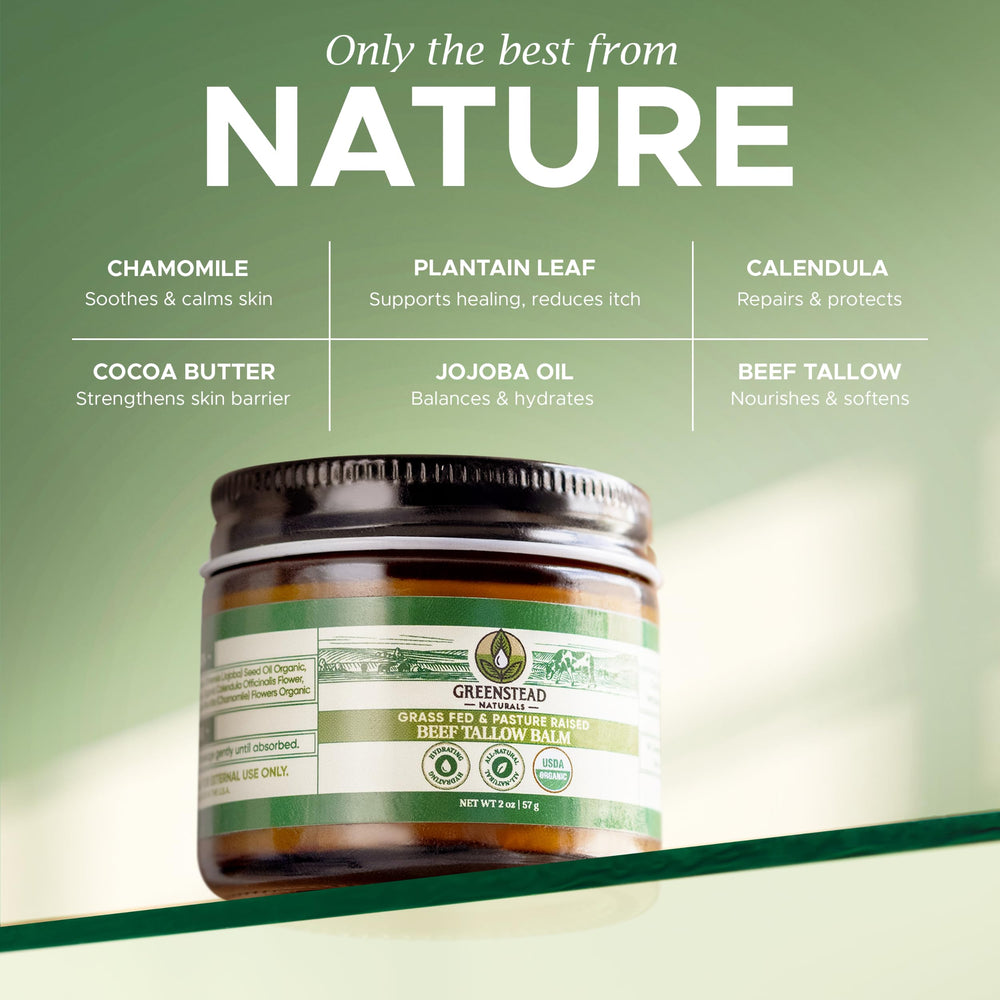 Greenstead Naturals Baume Tallow Corps: hydratation douce pour tout le corps