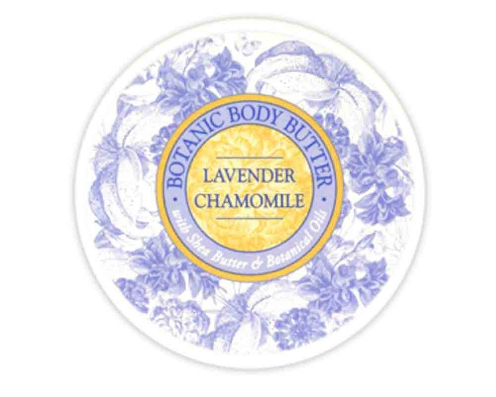 Beurre pour le corps Greenwich Bay, parfum lavande camomille, hydratant nourrissant pour peau douce.